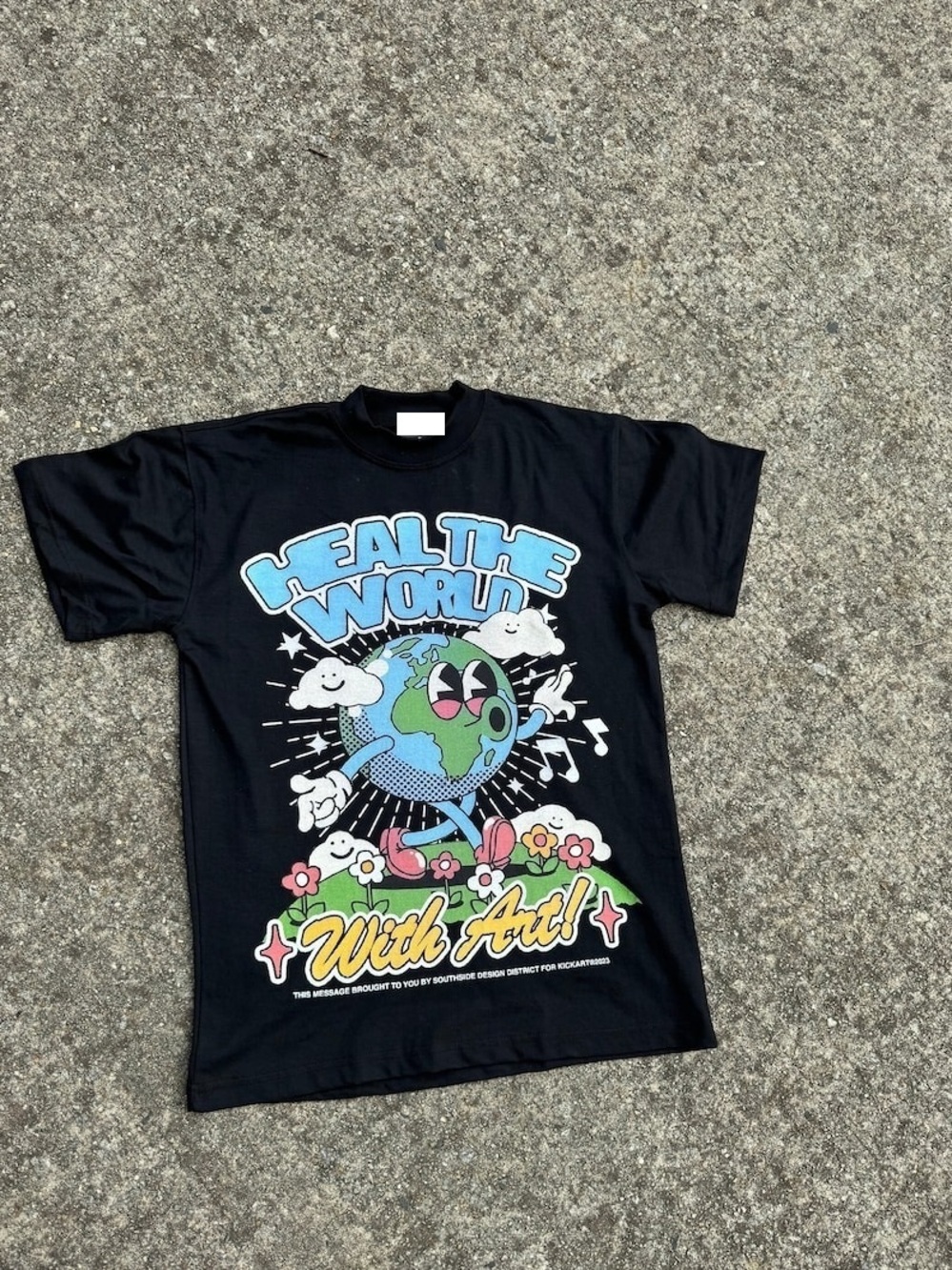 Heal The World Shirt-Black Style Tee-Fashionable Shirt